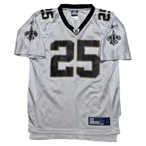Reggie Bush #25 New Orleans Saints NFL Vintage Reebok Jersey Youth Size L White - Picture 1 of 17