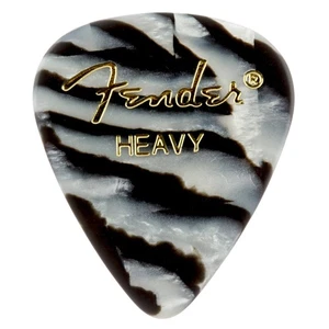 Fender Celluloid Graphic Picks, 351 Shape - 12 Pack - Zebra (1980351203) - Picture 1 of 1