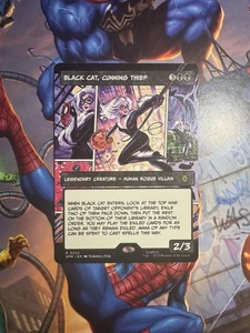 MTG Black Cat, Cunning Thief 0222 NON FOIL Borderless Rare - Bild 1 von 2