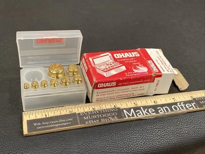 Ohaus Elementary Student Metric Mass Set Model # 241-03 Metric Teaching Aid - Image 1 of 4