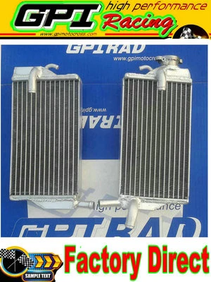 Radiador de aluminio GPI RH&LH apto para Honda CR250 CR250R CR 250R 03 04 2002 2004 2003 Foto 1 de 4