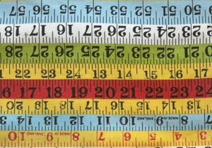 BTY Building Blocks American Jane Fabric Moda Sandy Klop Ruler Measuring Tape - Picture 1 of 4