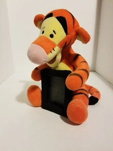 Plush Stuffed 11" Tigger Animal Picture Frame Disney Store - Picture 1 of 9