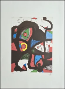 JOAN MIRO * Gargantua * 78 x 57 cm * signed lithograph * limited # 142/150 - Bild 1 von 9