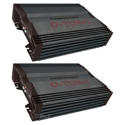 (2) Power Acoustik Overdrive OD2-1000 | 1000W Max 2 Channel Full Range Amplifier - Image 1 of 2