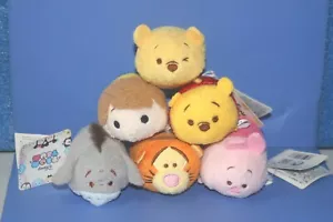 Disney Tsum Tsum S 6 Mini Muñeco de Peluche Set Winnie the Pooh Guiño Izquierdo Christopher - Imagen 1 de 17