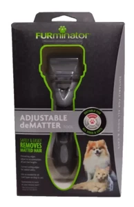 Furminator Adjustable Dematter Brush For Cats & Dogs Long Or Short Hair New - Picture 1 of 2