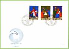 Lesotho 1972 Christmas set on First Day Cover