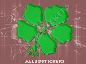 Adesivo Resinato Effetto 3D Ibisco - Colore Verde 90x85 mm. - Foto 1 di 1