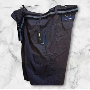 New Kenneth Cole Men's Regular Fit Tech Cargo Shorts Size 48 Gray - Picture 1 of 6