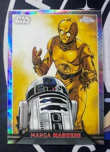 2023 Topps Chrome Star Wars Manga Madness R2-D2 & C-3PO #MM-2 - Picture 1 of 1