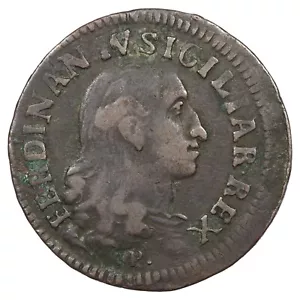 Italie - Royaume de Naples - 1 grano 1792 Fernando IV - cuivre - KM.205 MIR.397 - Imagen 1 de 2