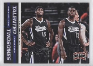 2012-13 Panini Threads Talented Twosomes Tyreke Evans DeMarcus Cousins #6