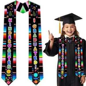 Kids Graduation Sash - Kindergarten Preschool Printed Graduation Stole Mexica... - Picture 1 of 7