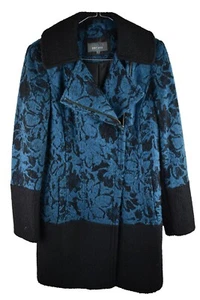 Per Una M&S Womans Biker Style Faux Shearling Floral Jacket Size 8 outdoors - Picture 1 of 9