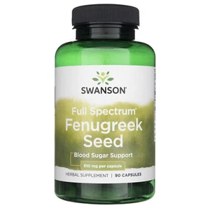 Semilla de fenogreco Swanson 610 mg 90 cápsulas - Imagen 1 de 6
