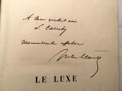 1858 EO Le LUXE JULES LECOMTE n°22 SIGNATURE *JOLIE RELIURE CLOSS* LIVRE THEATRE - Photo 1/4