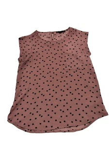 Sweet Rain Cat Print Sheer Blouse Women Size XS - Picture 1 of 7