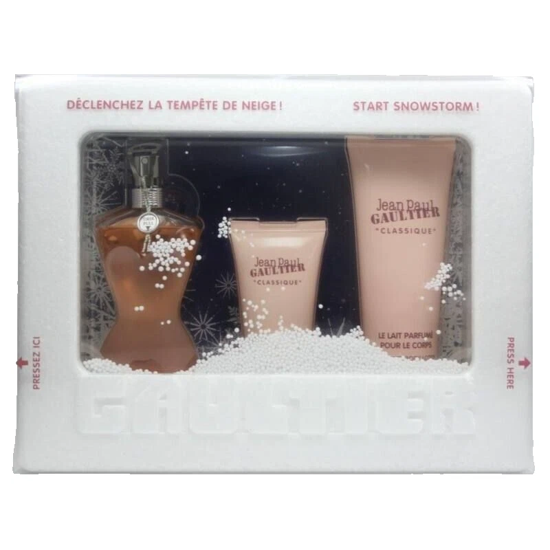 Jean Paul Gaultier Classique Set: Eau De Toilette Spray  Body Lotion+Shower Gel - Image 1 of 1