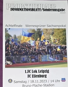 2023/24 Sachsenpokal 1.FC Lok Leipzig - FC Eilenburg - Bild 1 von 1