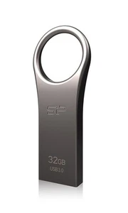 32GB Silicon Power Jewel J80 USB3.0 Flash Drive - Titanium Edition - Picture 1 of 4