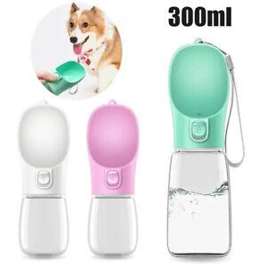 Puppy Dog Cat Pet Water Bottle Cup Drinking Travel Outdoor Portable Feeder