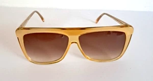 Vintage Sunglasses Sanford Hutton Colors In Optics 23 STR Yellow - Picture 1 of 14