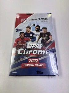 Topps Chrome MLS Hobby Box 2022 sigillato in fabbrica - Foto 1 di 2