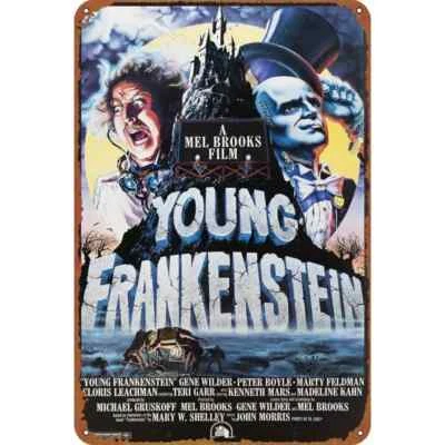 Young Frankenstein Movie Metal Sign 12 x 8 inch Mel Brooks - Image 1 of 3