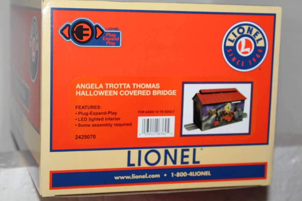 LIONEL ANGELA TROTTA HALLOWEEN COVERED BRIDGE O GAUGE train tunnel 2429070