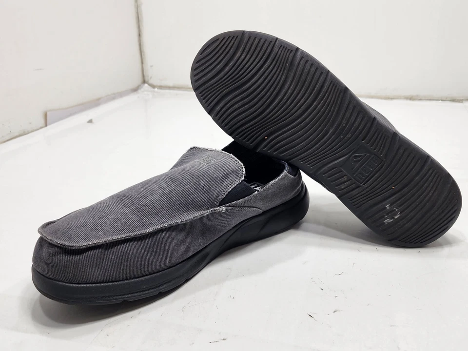 Mocasines sin cordones Reef Cushion Coast para hombre informales negros piedra talla 12 Foto 1 de 4
