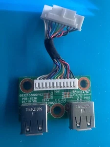 Dell 1707 PTB-1530 6832153000P02 USB Small Board Port Jack IO - Picture 1 of 2
