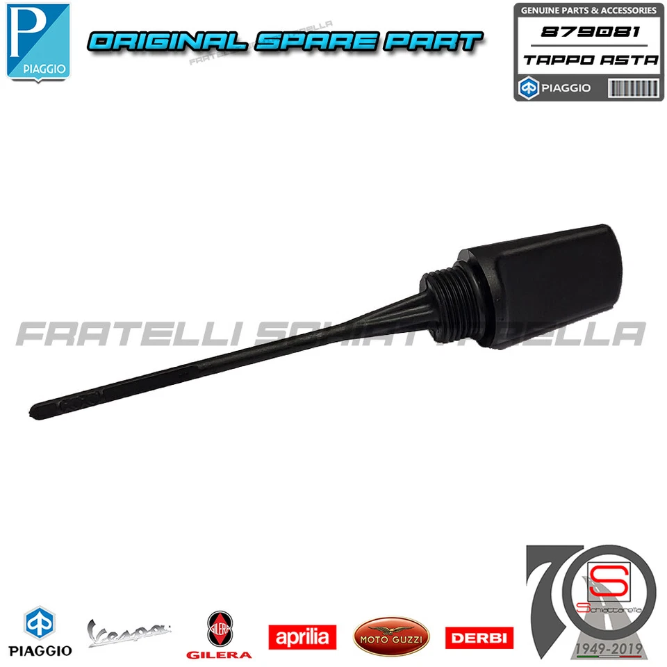 Tappo Asta Livello Olio Motore Originale Piaggio Mp3 Beverly X10 125 300 879081 - Immagine 1 di 1