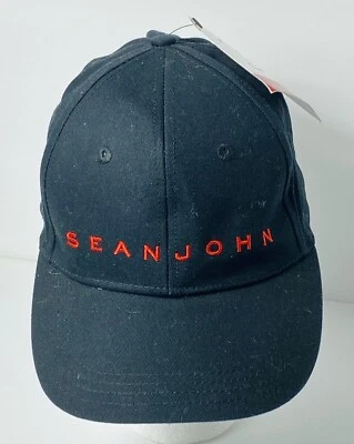 SEAN JOHN 3 AM GORRA DE PELOTA NEGRA PARA HOMBRE SOMBRERO AJUSTE OSFA PRECIO DE VENTA SUGERIDO POR EL FABRICANTE $32 NUEVO CON ETIQUETAS Foto 1 de 4