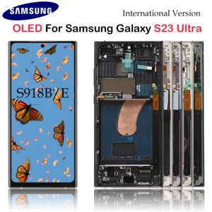 USA Small OLED LCD Display Screen Assembly For Samsung Galaxy S23 Ultra S918B/E - Picture 1 of 23