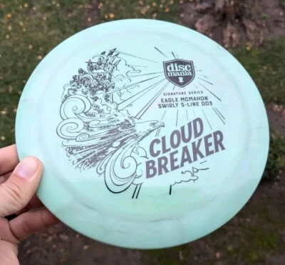 Discmania DD3 Cloud Breaker 1 Eagle Swirly S-line DD3 175g Black Foil New  - Image 1 of 3