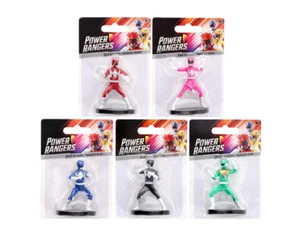 Power Rangers action figure in miniatura o topper per torte - set di 5 - Foto 1 di 8
