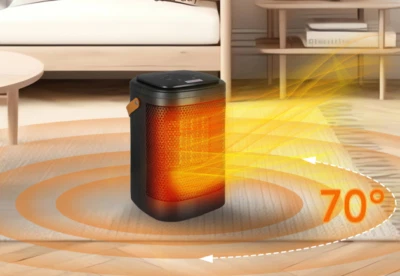 Oscillating Remote controlled Heater with Temperature Control & Digital Display - Image 1 of 4