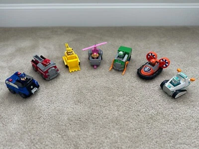  Paw Patrol Vehicles Complete Set (7 Mini Figures & Vehicles) - Image 1 of 4