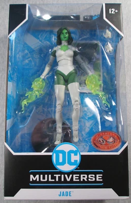 Jade - Sealed 7" inch series figure - Mcfarlane RED Platinum  DC Multiverse - Image 1 of 4