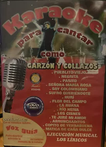 Karaoke Para Cantar Como Garzón Y Collazos DVD Karaoke Fuentes Columbia Sellado - Imagen 1 de 2