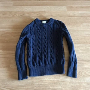 J.Crew Crewcuts Navy Cable Knit Sweater Youth XS 4-5 - Picture 1 of 4