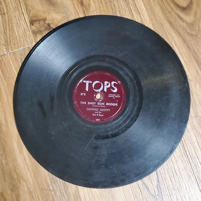 Outpost Scotty – The Shot Gun Boogie/I Love You A Thousand TOPS 273 78 10" V/V Foto 1 de 4
