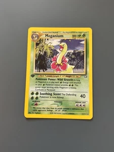 Pokemon TCG 2000 Neo Genesis - Meganium 11/111 - 1st Edition Holo Card - LP/NM - Picture 1 of 10