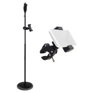 keepdrum MS124 Soporte Micrófono Trípode Monomando con Soporte Smarthphone - Imagen 1 de 9