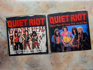 QUIET RIOT 45 RPM Records Two Records - Picture 1 of 2