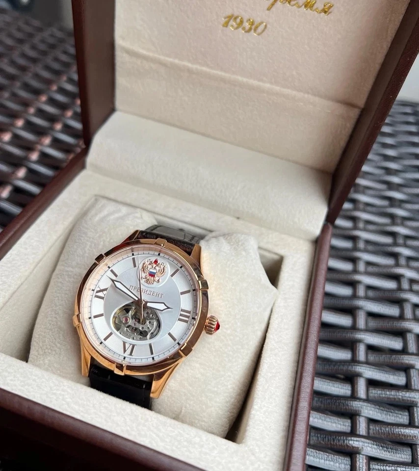 Reloj Automático Poljot President Emblema Rusia | Nuevo con Caja y Manual | 4609161 Foto 1 de 4