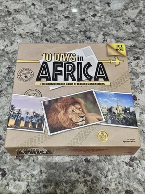 10 Days in Africa Board Game Out of the Box 2-4 Players Ages 10+ Strategy Family - Image 1 of 4