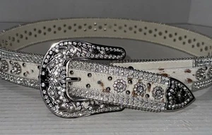Shyanne Women's Rhinestone Belt 40" Long -New - Picture 1 of 11