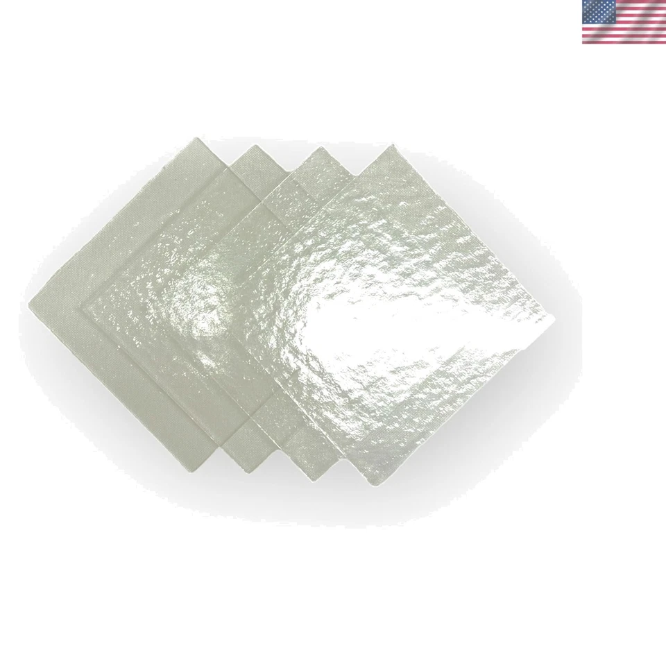 Hojas de vidrio fusibles cuadrados de mosaico paquete de 4 8x8 pulgadas para proyectos de artesanía artística Foto 1 de 4